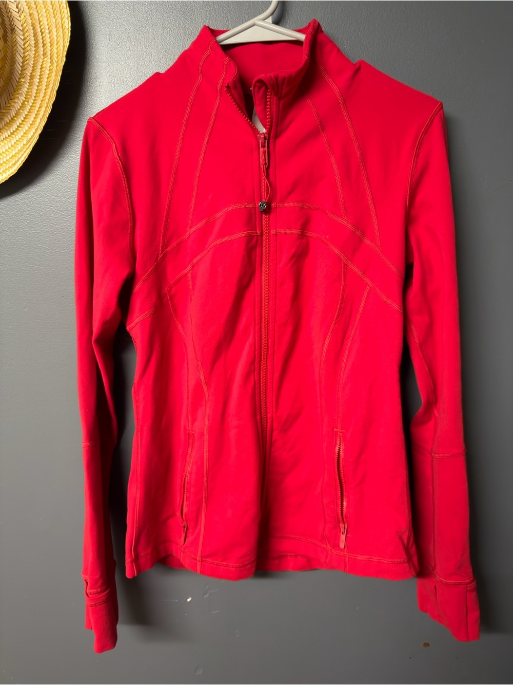 lululemon athletica Bright Red Full-Zip Utility Jacket